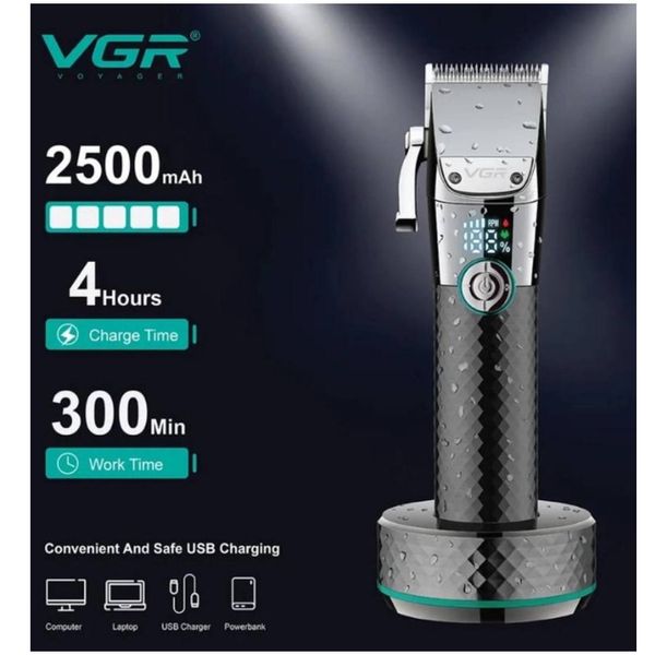 Профессиональная машинка для стрижки VGR V-682 788892 фото