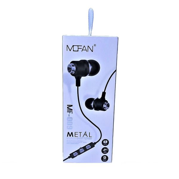 Навушники Mofan Mf-009 Metal провідні з мікрофоном 460489 фото