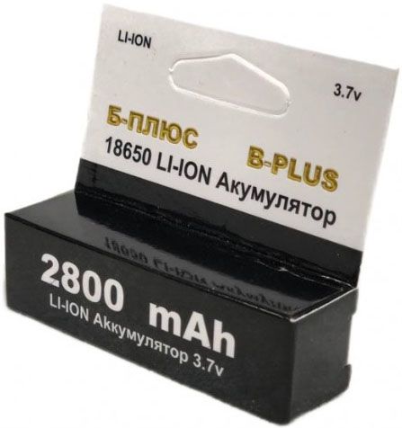 Аккумулятор B-plus 2800mAh 18650 Li-Ion  474768 фото