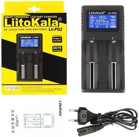 Зарядний пристрій Liitokala Lii-PD2 2-канальний  458491 фото