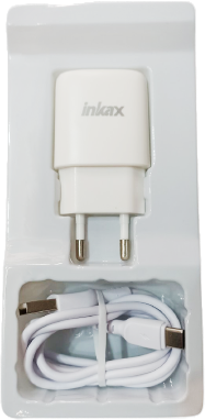 Мережевий зарядний пристрій inkax CD-95 1 USB порт + кабель Type C 1.2A 061447 фото